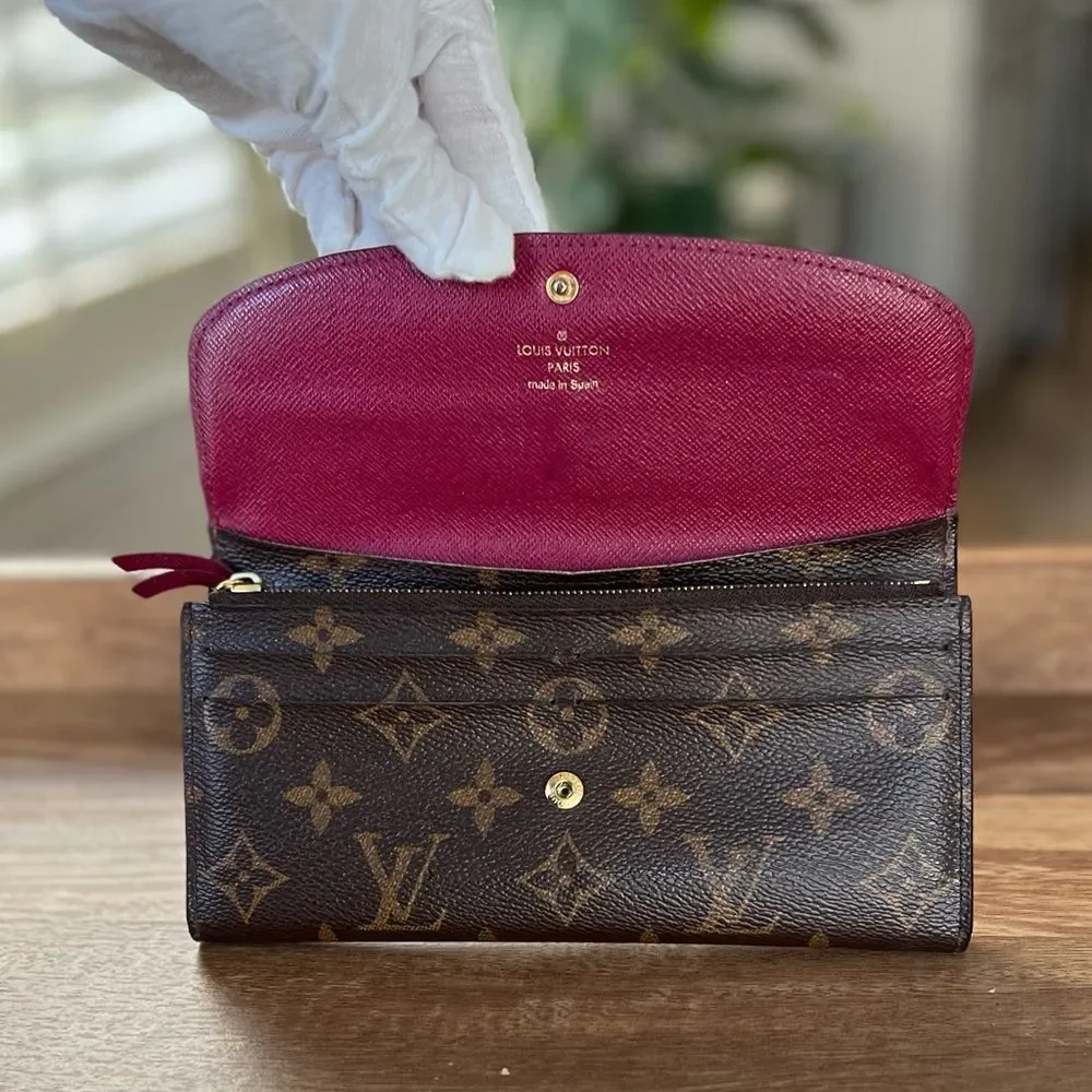 💯 AUTH Louis Vuitton monogram Emily wallet on chain - Picture 5 of 12